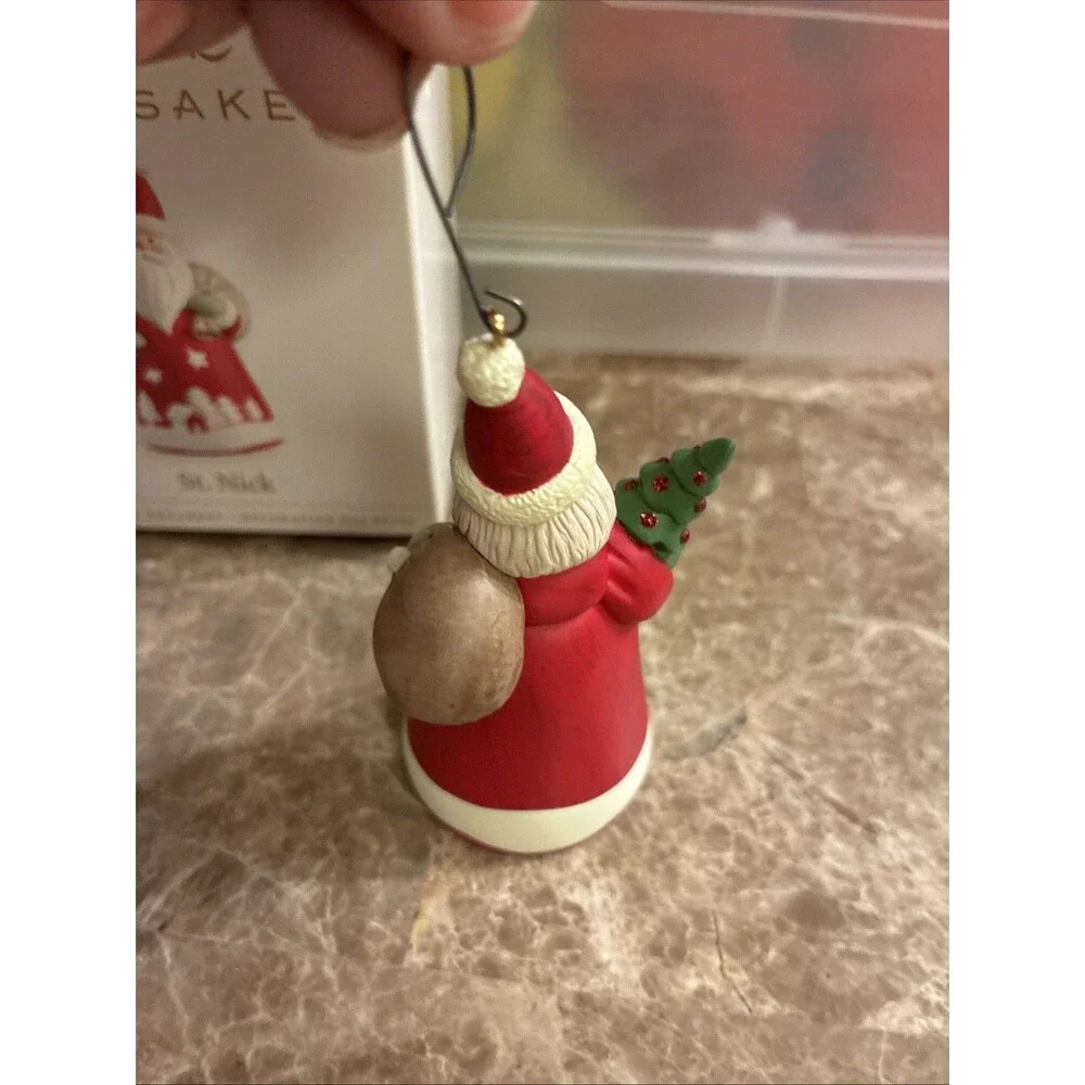 Hallmark Keepsake 2006 St. Nick Christmas Ornament Santa Claus Tree Presents NEW